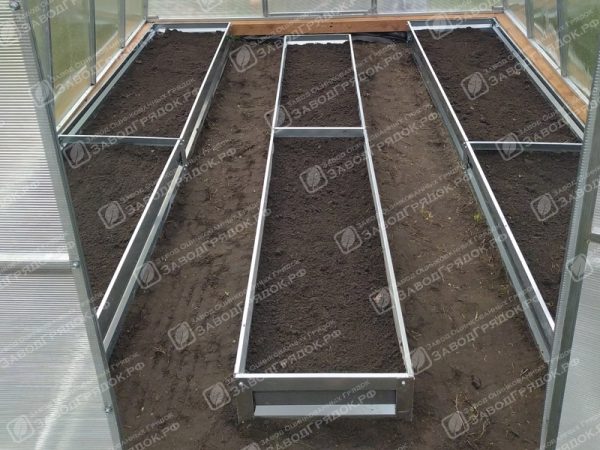 3-cink-1.jpg Грядки в теплицу «Усиленные» оцинкованные (высота 15 см) — изображение 1